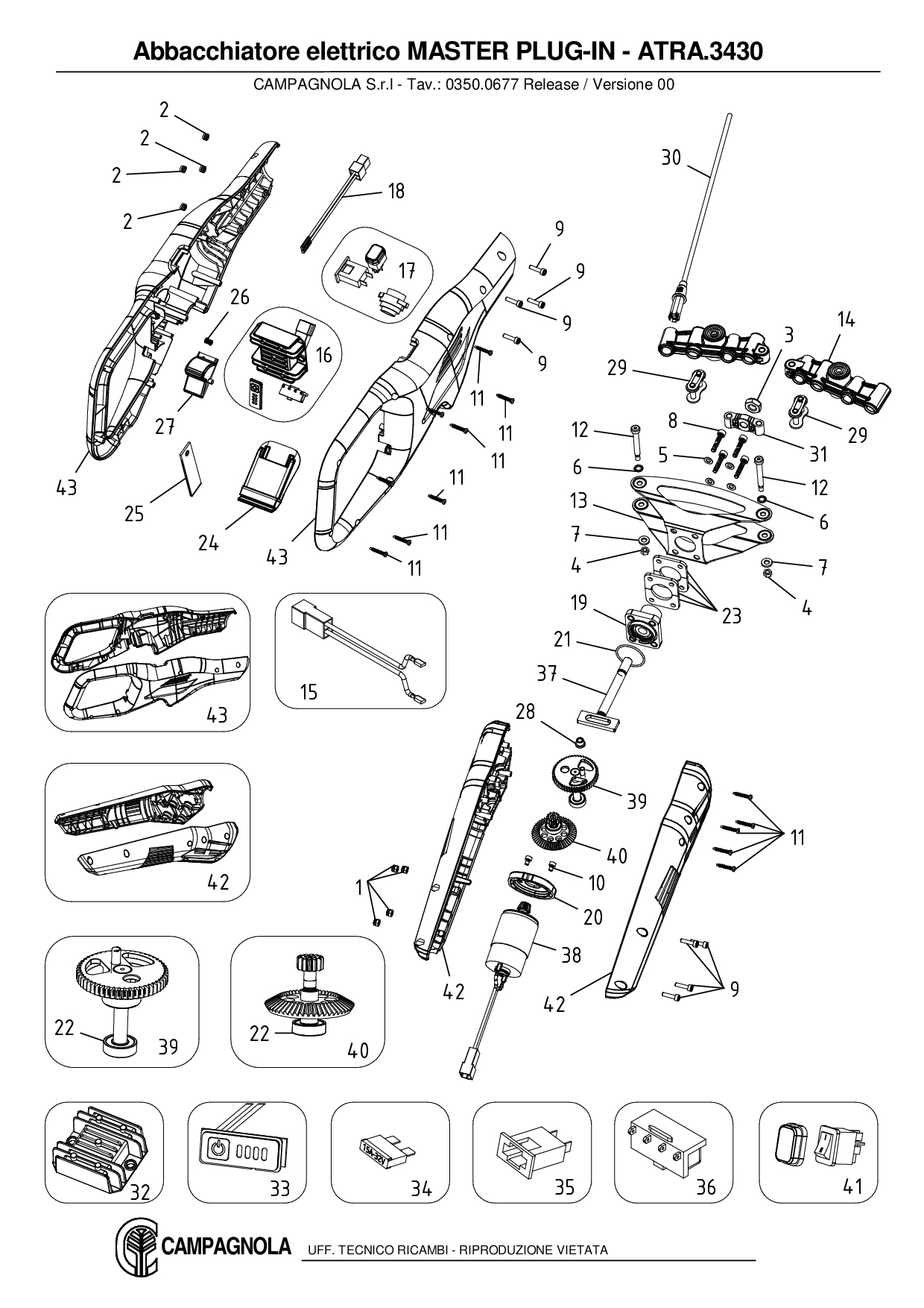 ATRA.3430_Abbacchiatore elettrico MASTER PLUG-IN